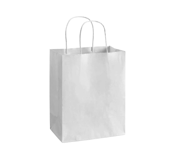 White Paper Shopping Bags (Non-Printed) Online