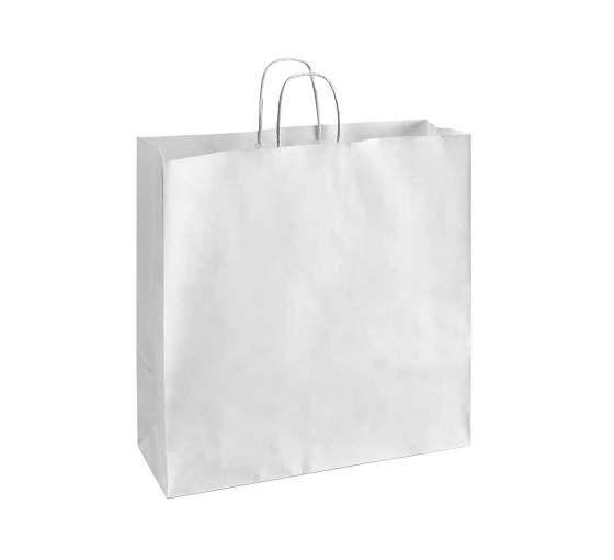 White Paper Shopping Bags (Non-Printed) Online