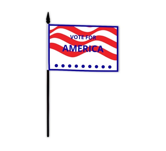 Hand Held Political Flags