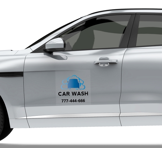 Car Wash Car Signs Clear
