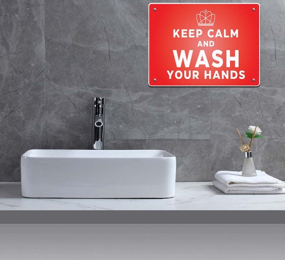Keep Calm and Wash your Hands Compliance signs