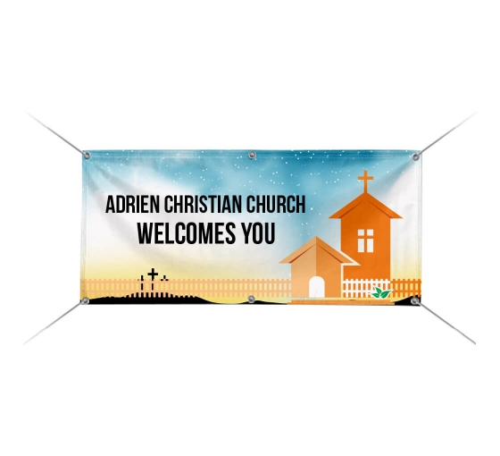 Church Worship Banners Welcome To Our Church Banners