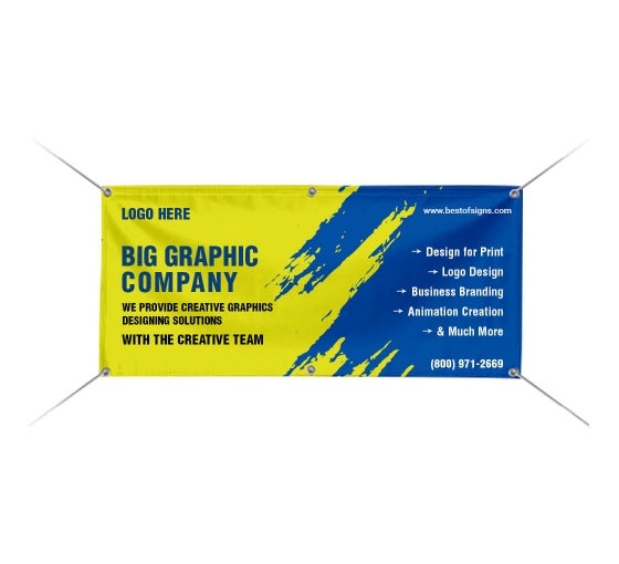 Cheap Promotional Company Banners With Fast Shipping Bestofsigns