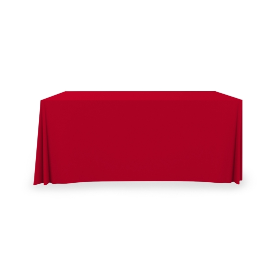 6' Convertible/Adjustable Table Covers - Red