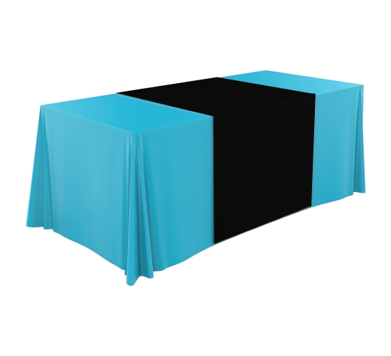 2.5' x 6' Table Runners - Black