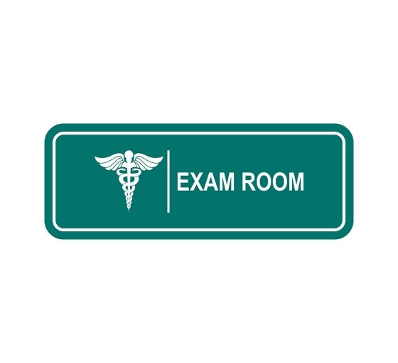 Exam Room Number Sign
