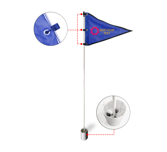 Golf Flags - Triangle