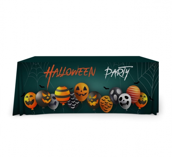 Halloween Premium Full Color Table Covers & Throws - 4 Sided