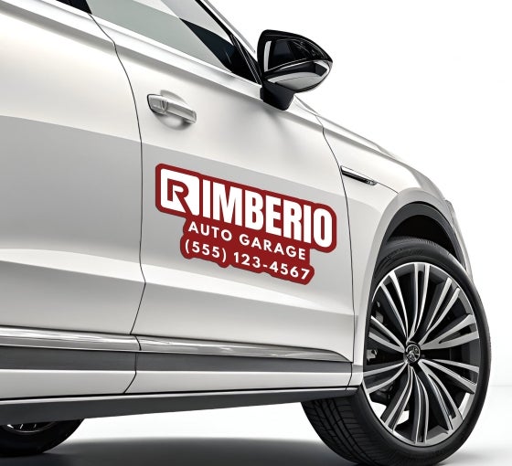 Die-Cut Magnetic Signs