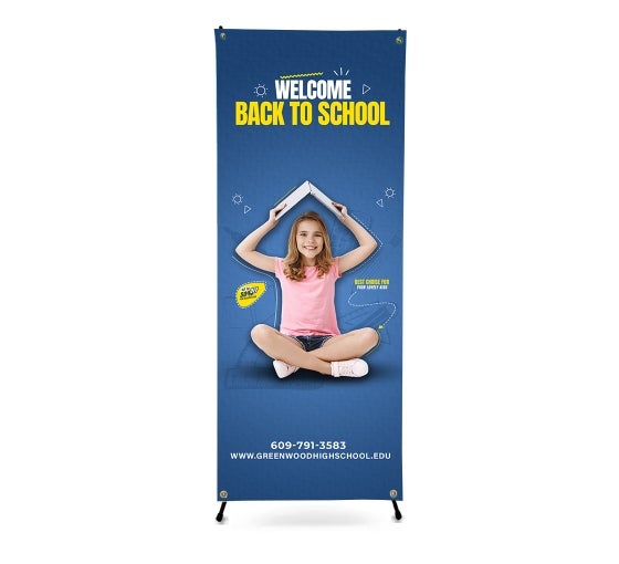 Korean Style X Banner Stands