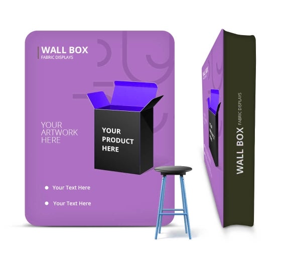 Wall Box Fabric Display Backdrop