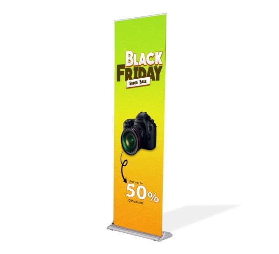 Silverstep 24'' Retractable Banner Stand