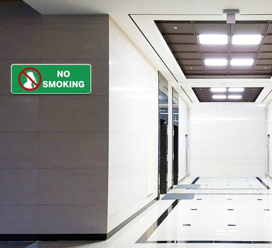 No Smoking Restroom Signs