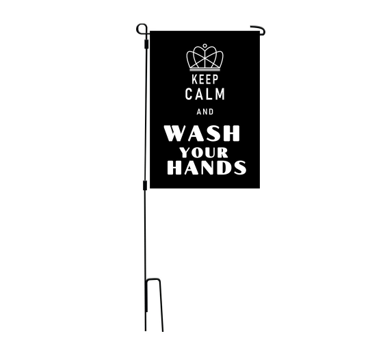 Notice Employees Must Wash Hands Garden Flags