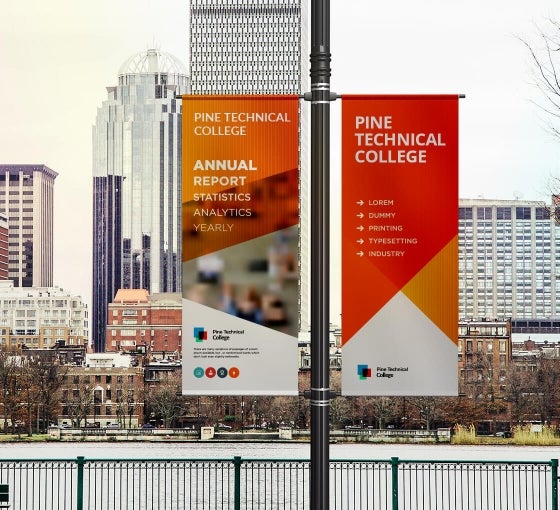 Light Pole Banners Street Pole Banners Flag Pole Banners
