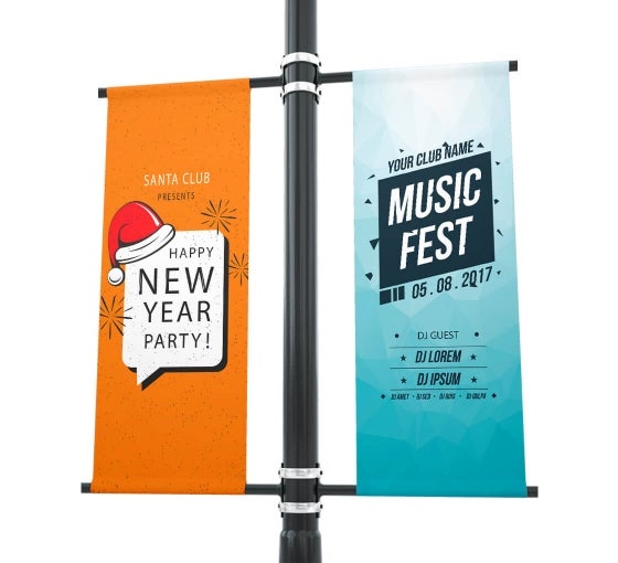 Light Pole Banners Street Pole Banners Flag Pole Banners