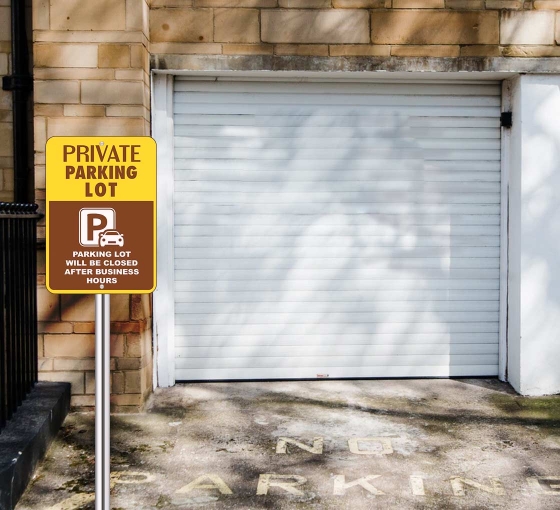 Garage Parking Signs