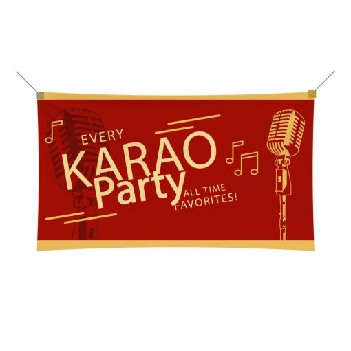 Custom Print Processed Fabric Banners Business Signs Plastic Satin