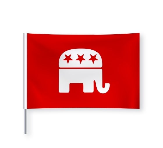 Democrat Party Flag 3x5 FT – USA Political Flag, Democratic Party Dems Liberal Banner