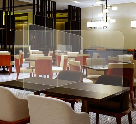 Restaurant Tabletop Desk Divider Sneeze Guard Divider Screens Up To 75 Off