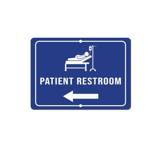 Hospital Restroom Signs