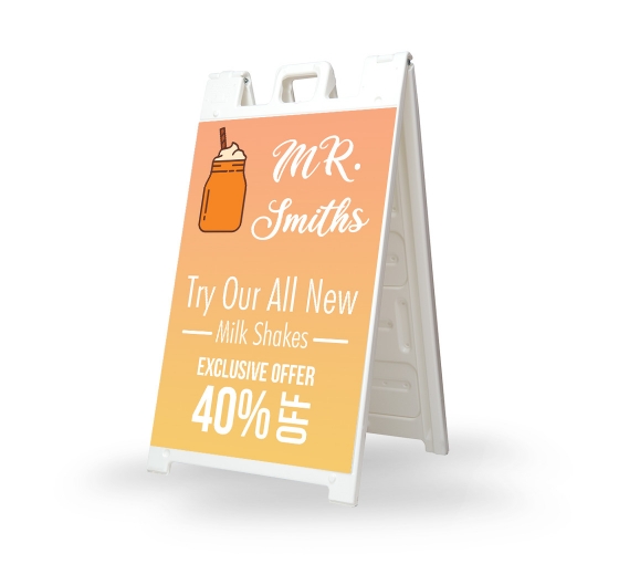 Outdoor Sandwich Board Signs by BannerBuzz