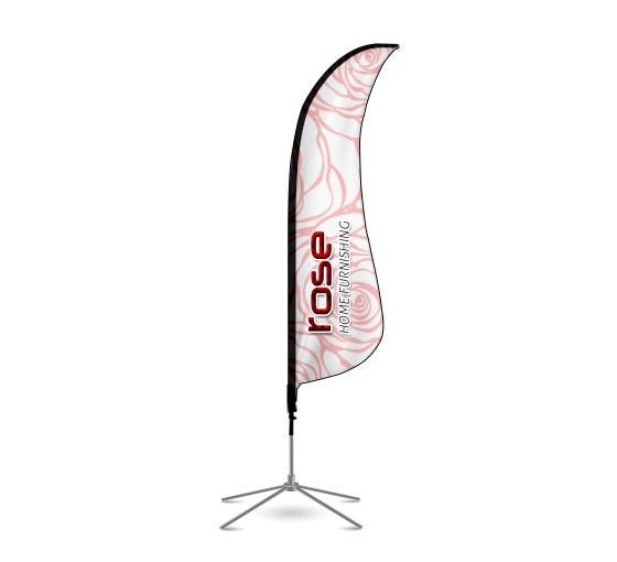Custom Shark Fin Flag Banners At Cheap Price In Usa Bestofsigns