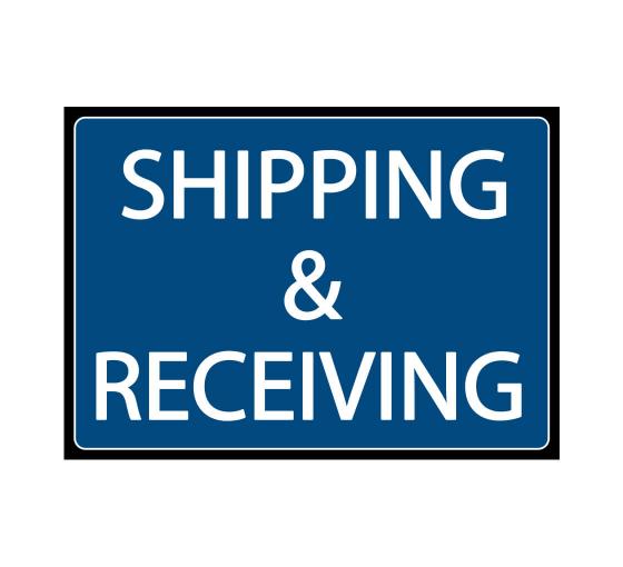 Shipping & Receiving Sign