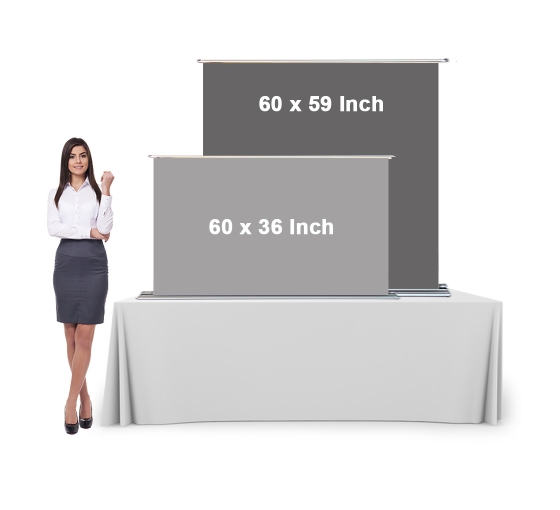 SuperScreenXL 60 Table Top Banner Stand