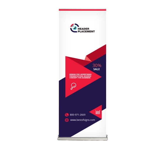 vertical banner stand