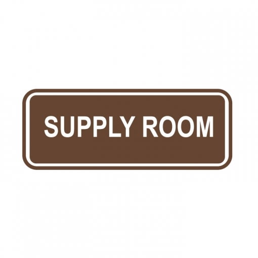 Supply Room Sign