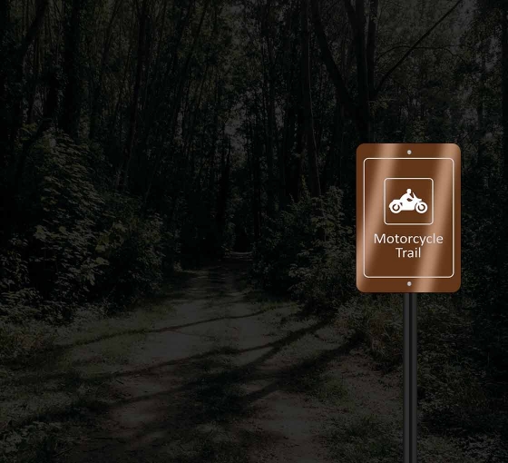Reflective Custom Trail Markers Signs