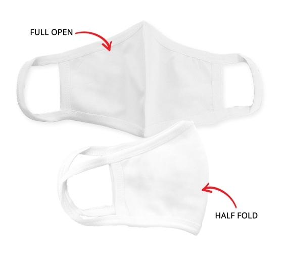 Mask Male Plastic Facemask White