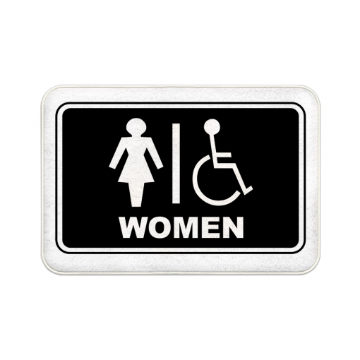 Women Restroom Floor Mats
