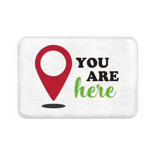 You Are Here Floor Mats