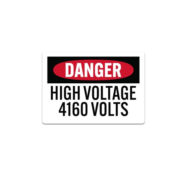 Shop for High Voltage Decal | Best of Signs