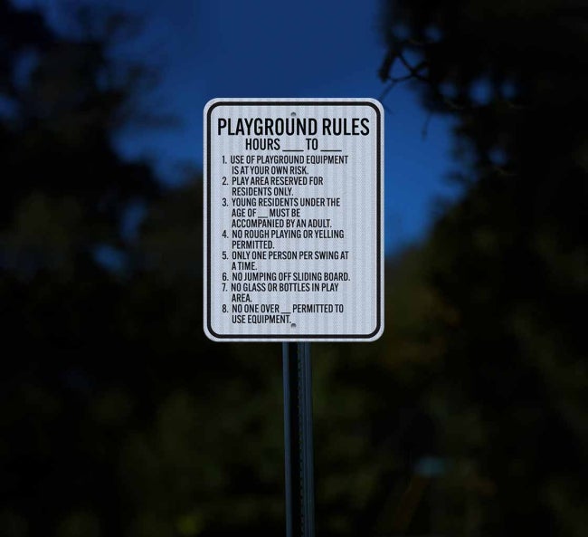 Rules And Regulations Signs