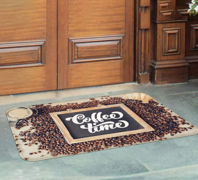 Shop for It's Coffee Time Floor Mats