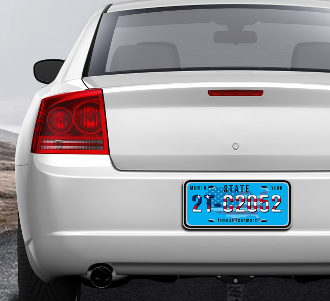 Wholesale reflective spray license plate With Cool Designs On Sale 