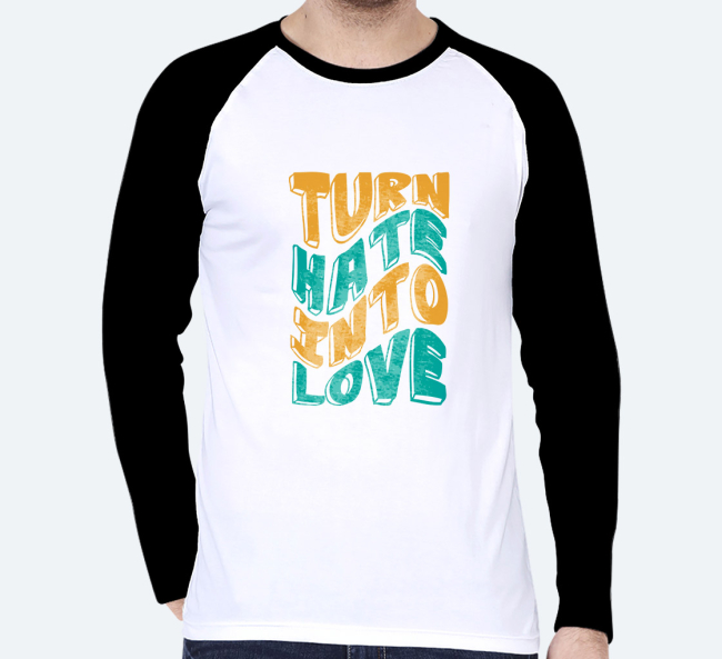 Buy Men's Printed Long Sleeves Raglan T-Shirt & Get 20% Off