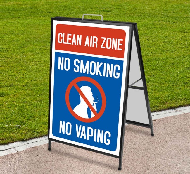 12x8 Inch Aluminum No Smoking Sign – Rust-Proof For Indoor/Outdoor Use SNS02