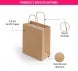 Kraft Paper Shopping Bags - Brown