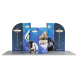 13ft Magnetic Modular Fabric Displays - Curved Shape
