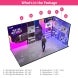 20 Ft Backlit Trade Show Display - Design 5