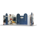 20ft Magnetic Modular Fabric Displays - U Shape Curved
