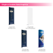 20ft Magnetic Modular Fabric Displays - 4 Curved L-Shape Sections