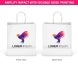 Printed White Paper Shopping Bags