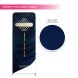 6.5ft Magnetic Modular Fabric Display - Curved Shape