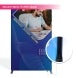 6.5ft Magnetic Modular Fabric Display - Two Sloped & Straight Banner Stands