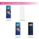 6.5ft Magnetic Modular Fabric Display - Cross Island Shape